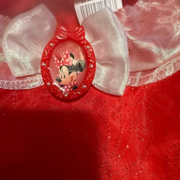 Red Polka Dot Minnie Mouse Toddler Costume (3T-4T) red, white & black - Picture 9 of 12